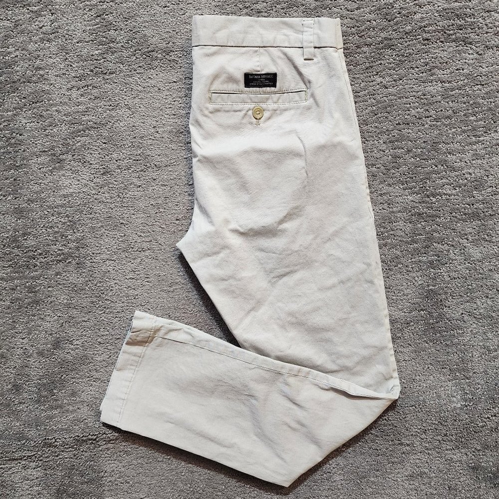Banana Republic Fulton Skinny Chino Pants 31x30 (31x28) Office Stretch Preppy